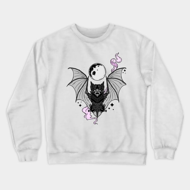 Gothic Bat Crewneck Sweatshirt by Possessedprints